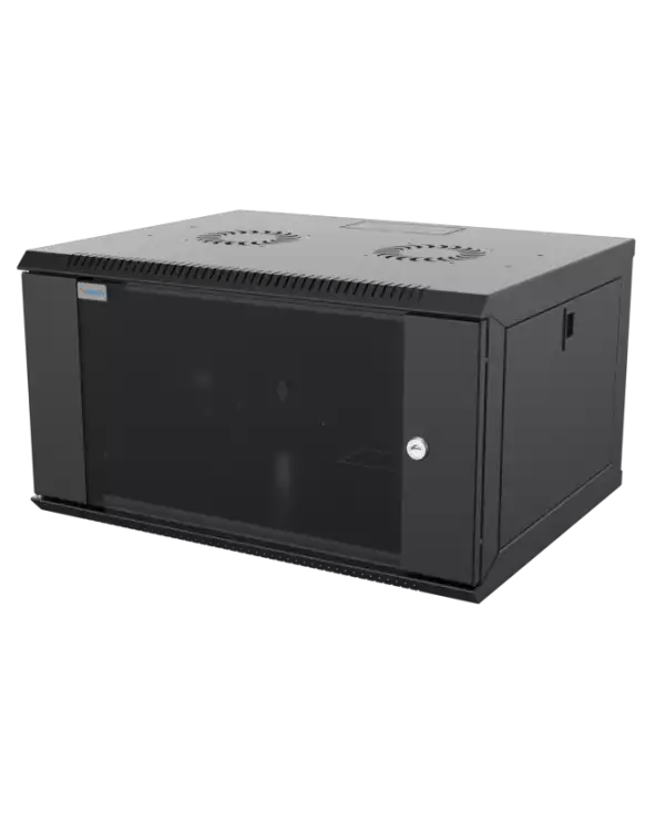 Mirsan WTC06U45MN-KYK 6U 19-inčni nazidni rek orman, 450 mm, crni