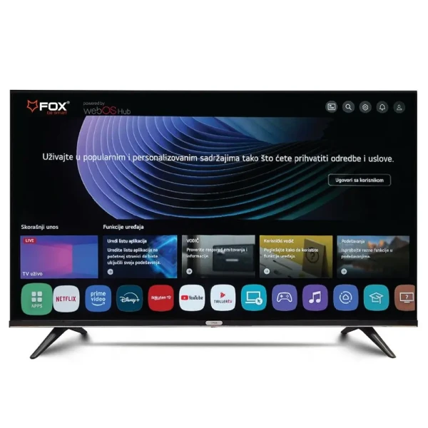 FOX 50WOS626D 50-inčni 4K Smart TV, webOS, HDR10/HLG