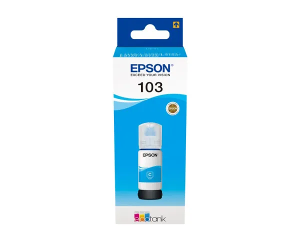 Epson 103 EcoTank C13T00S24A originalno cyan mastilo 65 ml