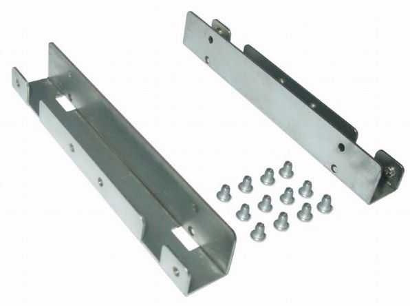 Gembird MF-3221 metalni nosač za 2 × 2,5-inčna HDD/SSD diska u 3,5-inčnom ležištu