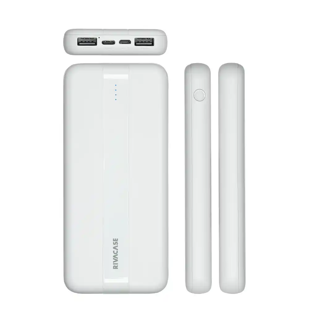 Rivacase VA2041 power bank, 10.000 mAh, USB-C, beli