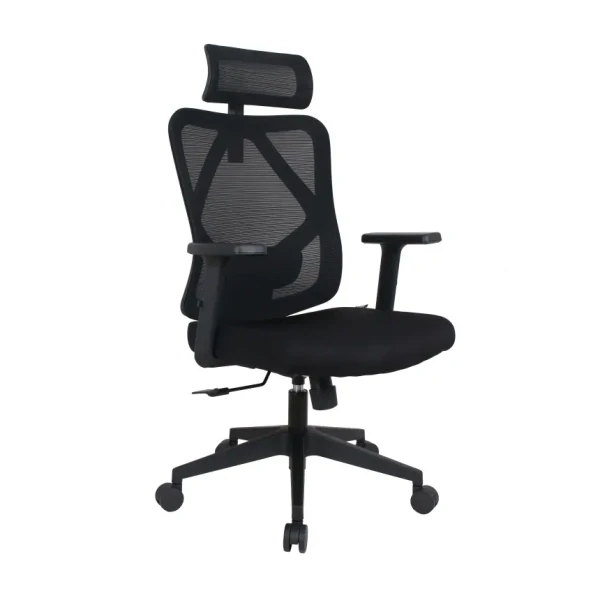 UGD Vertex ergonomska kancelarijska stolica, nosivost do 120 kg, crna