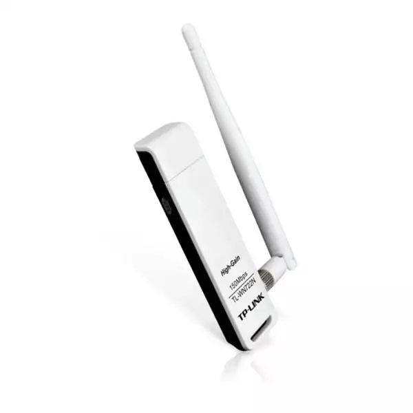 TP-Link TL-WN722N USB Wi-Fi adapter 150 Mbps, 2,4 GHz, antena 4 dBi