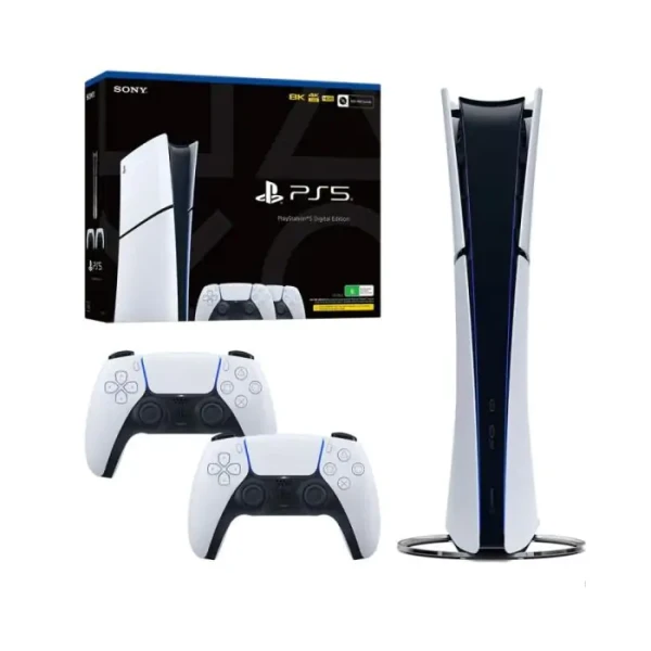 Sony PlayStation 5 Slim Digital konzola, 825 GB, 2 DualSense kontrolera
