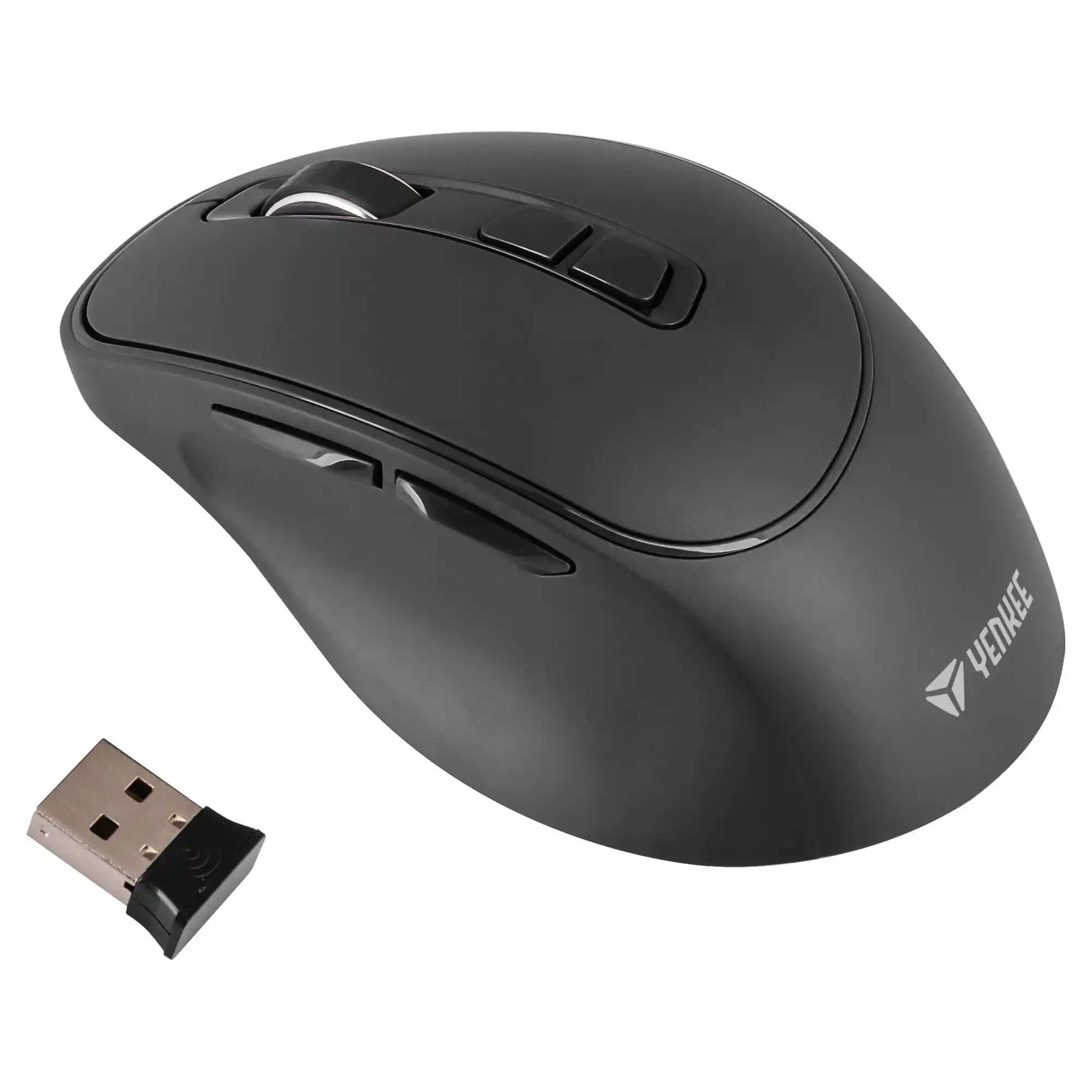 Yenkee YMS 2080GY SLIDER bežični punjivi miš, 2400 DPI, USB-C