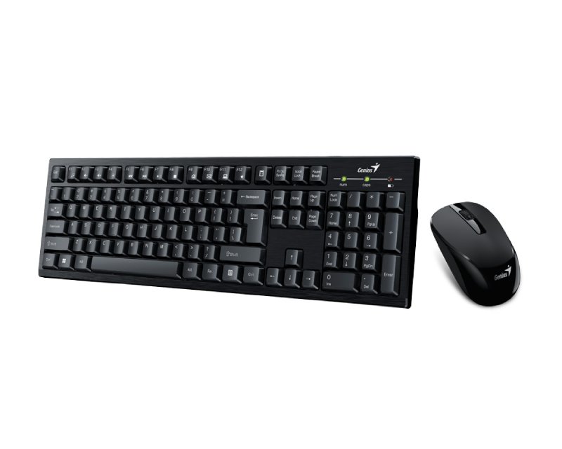 Genius KM-8101 bežični komplet tastature i miša, YU, crni
