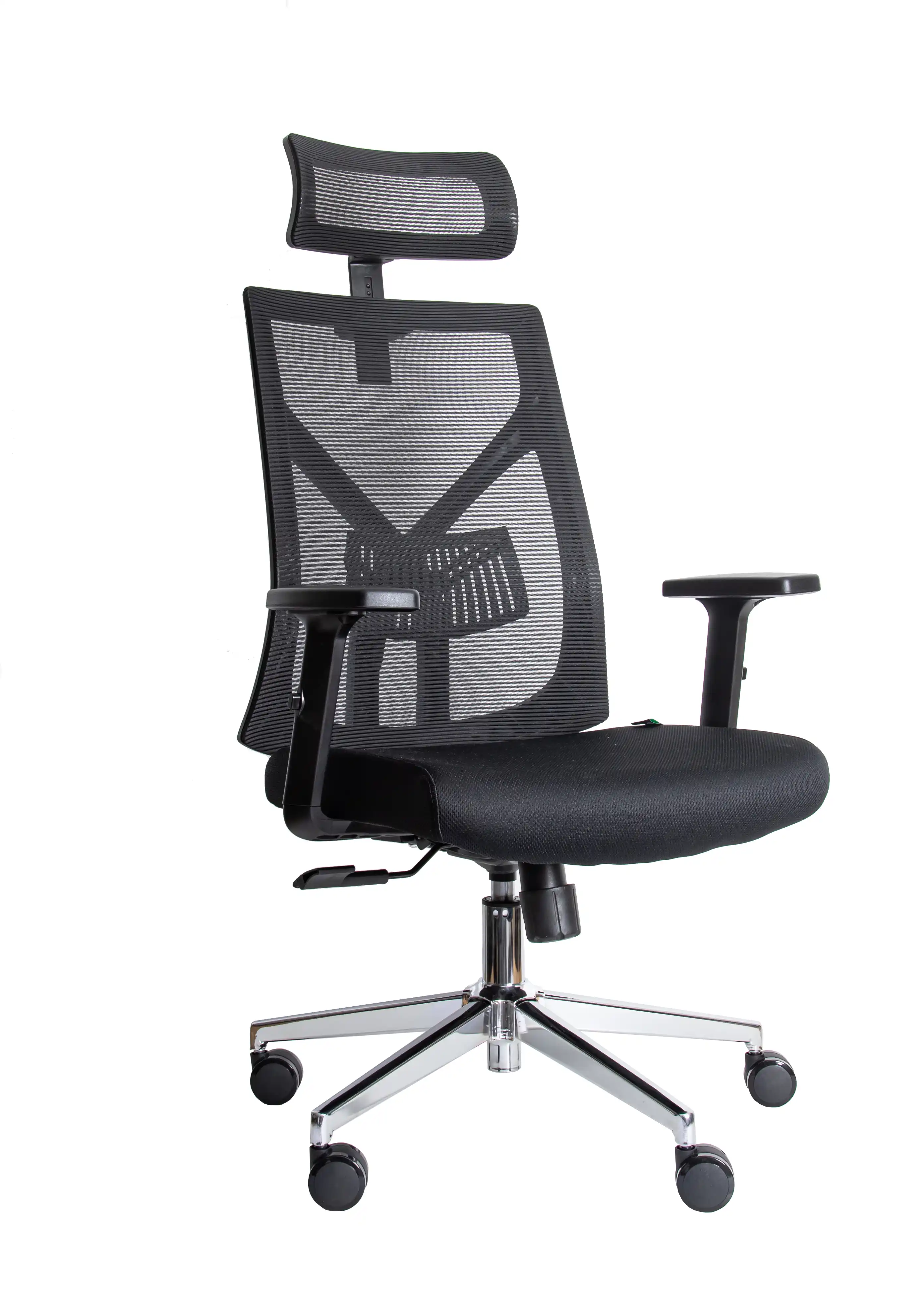 UGD Aura D32 ergonomska kancelarijska stolica, crna, do 150 kg