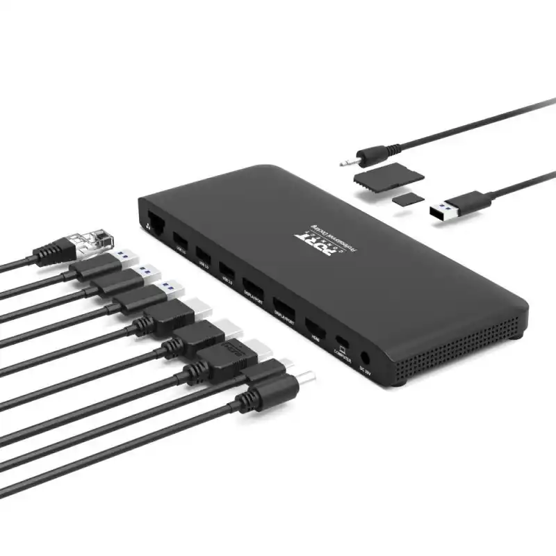 Port Designs 901910W USB-C docking stanica, 2×4K, 100 W, 11 uređaja