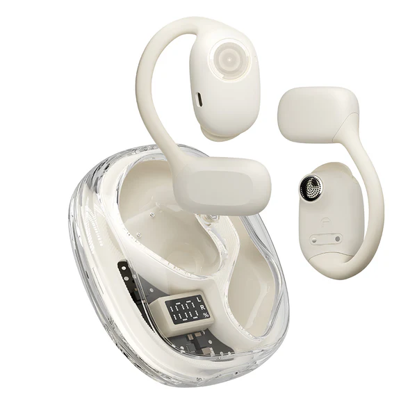 Blackview AirBuds 100 bele open-ear TWS slušalice sa kukicama