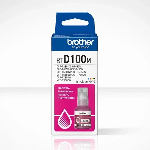 Brother BTD100M originalno magenta mastilo 48,8 ml