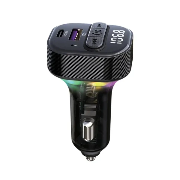 Kettz Yare Bluetooth 5.3 FM transmiter i auto-punjač, USB-C PD 30 W
