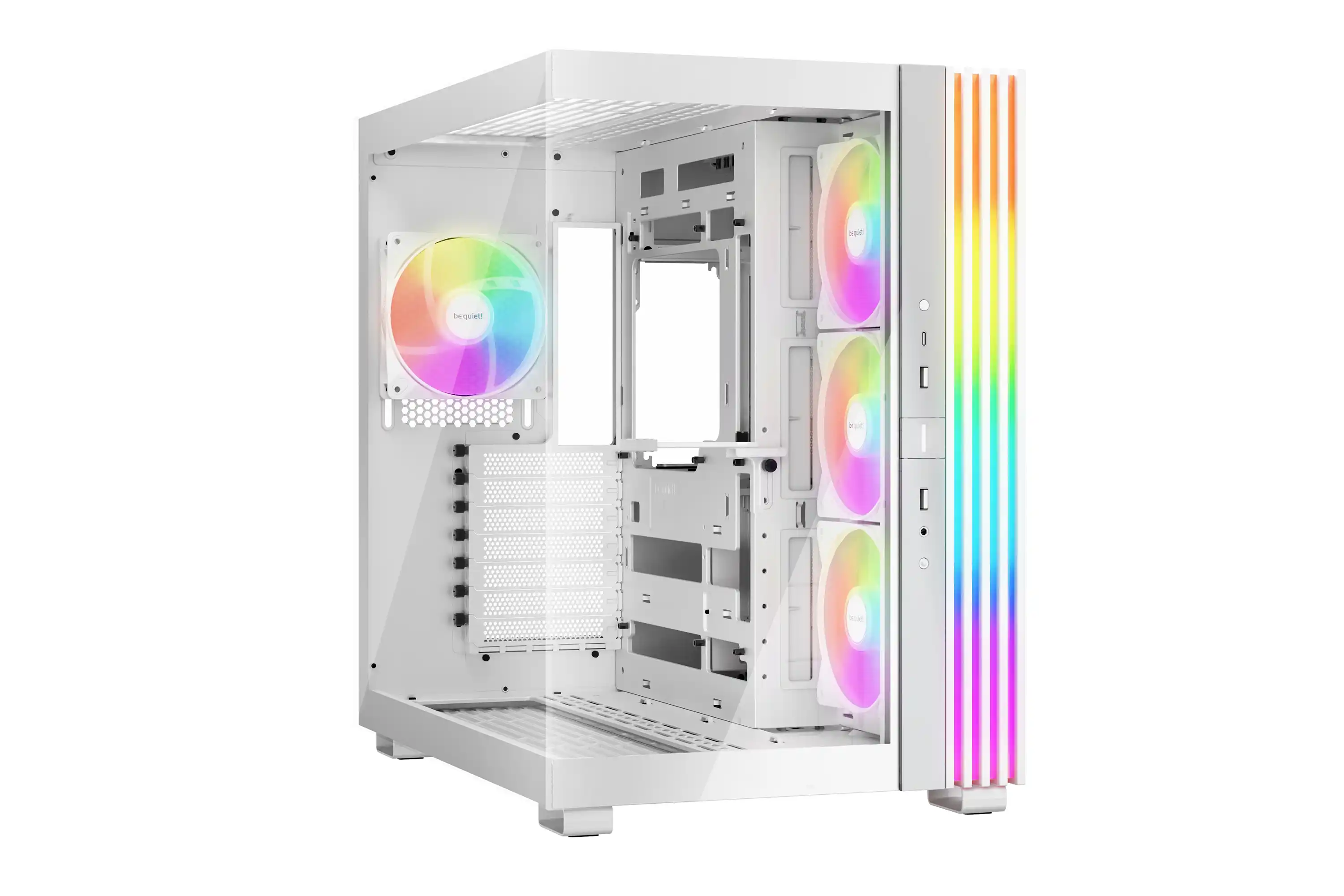 be quiet! Light Base 600 LX White BGW68 kućište, 4 ARGB PWM ventilatora