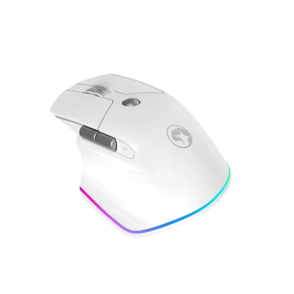 Marvo Duke 70 G803W WH beli bežični gejming miš RGB 4000 DPI