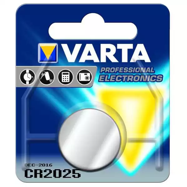 Varta Electronics CR2025 litijumske dugmaste baterije, 3 V, 2 komada