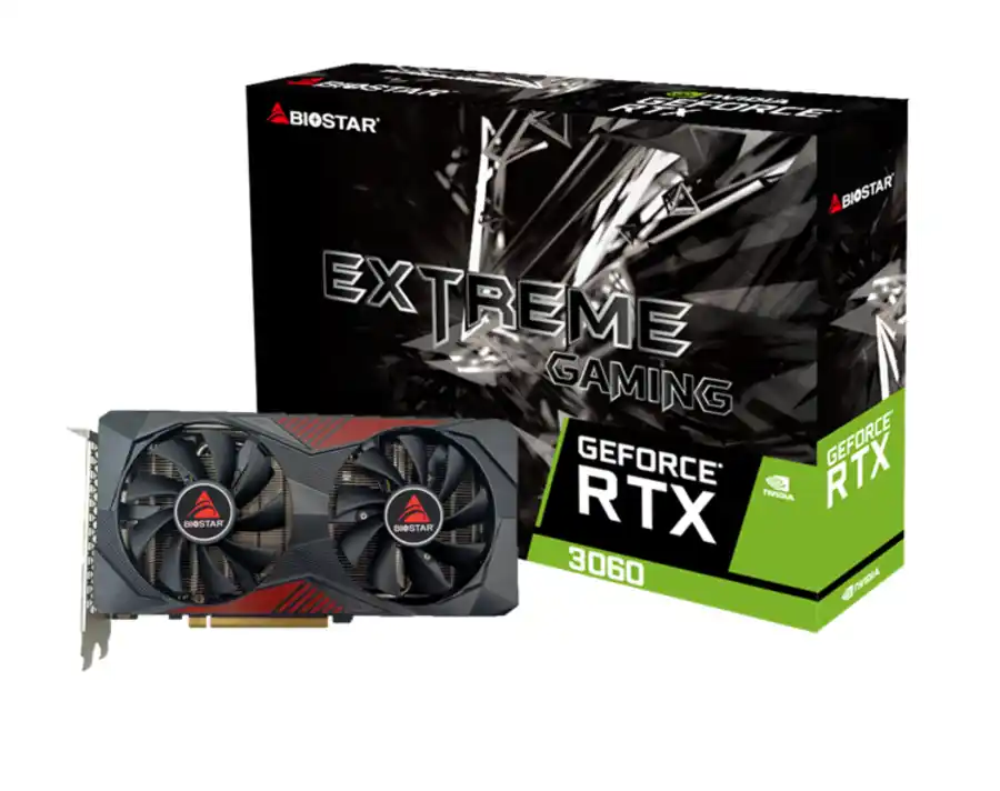 Biostar GeForce RTX 3060 grafička karta, 12 GB GDDR6