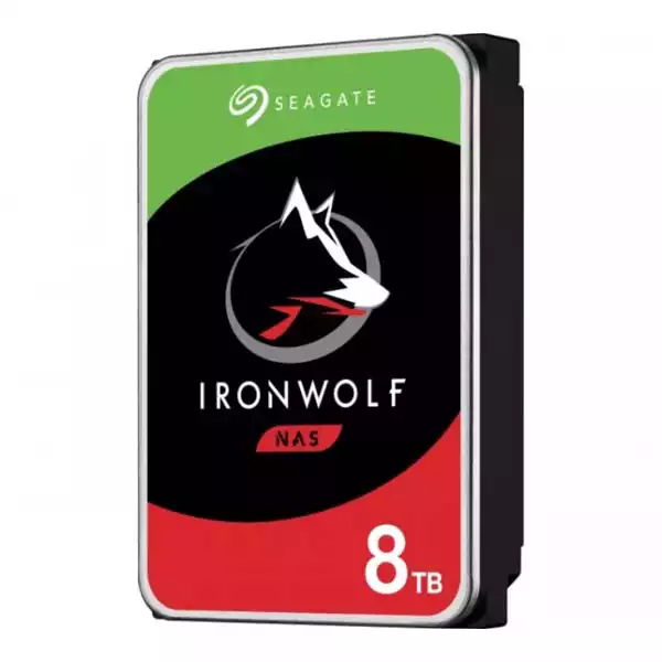 Seagate IronWolf ST8000VN004 NAS hard disk, 8 TB, 7200 rpm
