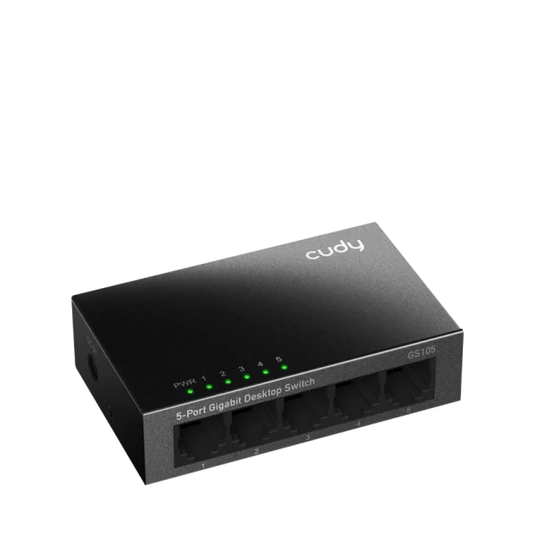 Cudy GS105 5-portni gigabitni mrežni svič, metalni
