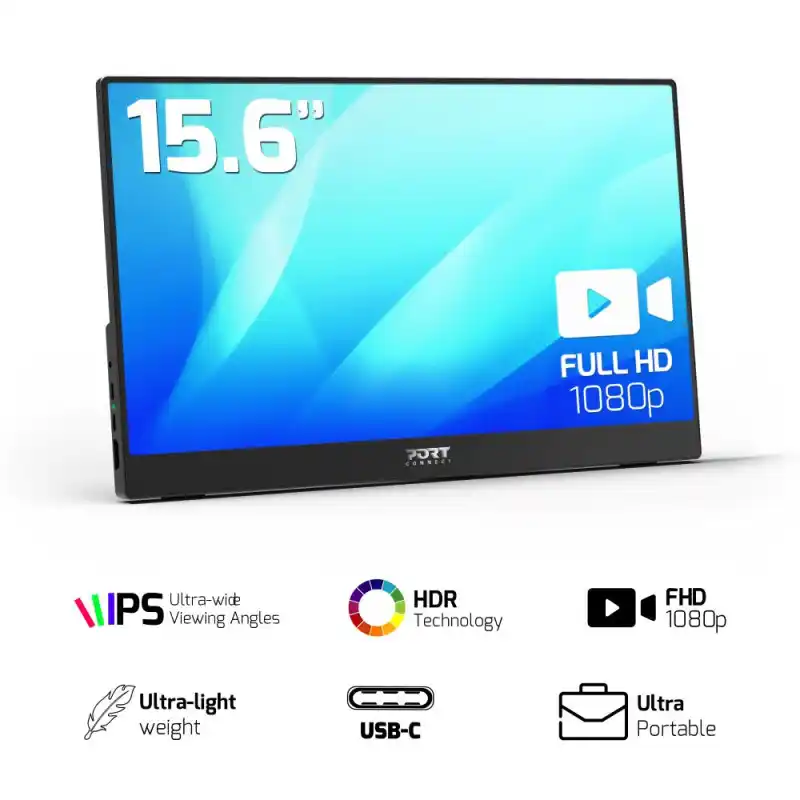 Port Designs 902101 prenosivi 15,6-inčni Full HD IPS monitor