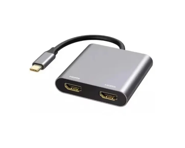 E-Green USB 3.1 Type-C adapter na 2 × HDMI