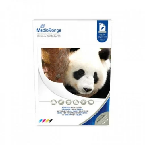 MediaRange A4 sjajni samolepljivi foto-papir, 105 g/m²