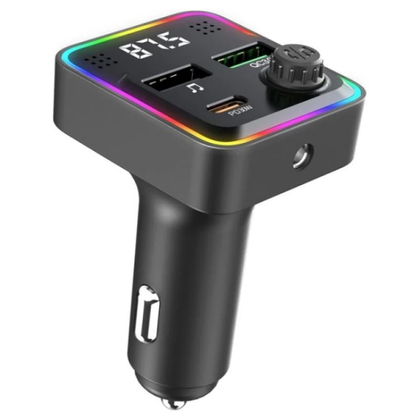 Kettz Floyd Bluetooth FM transmiter i auto punjač, QC3.0, USB-C PD 30 W