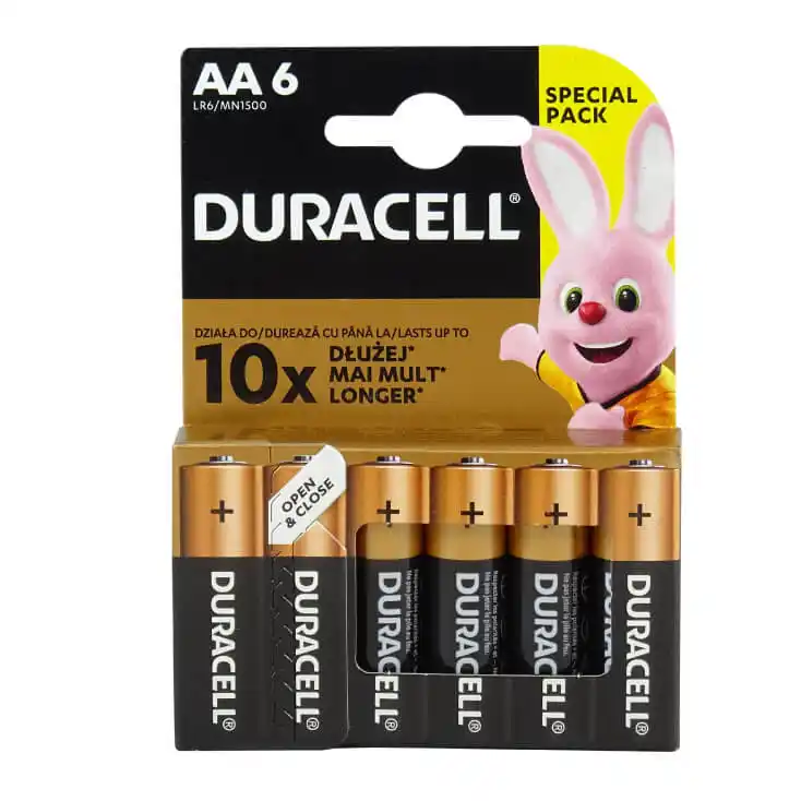 Duracell Basic AA/LR6 alkalne baterije 1,5 V, 6 kom