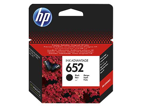 HP 652 F6V25AE originalni crni kertridž, do 360 strana
