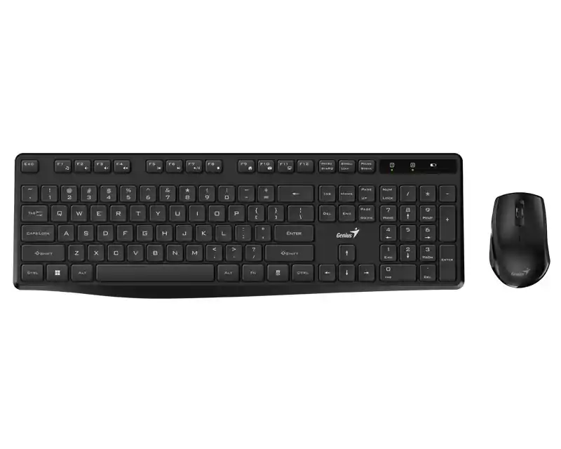 Genius KM-8206S YU bežični tihi komplet tastature i miša, 2,4 GHz