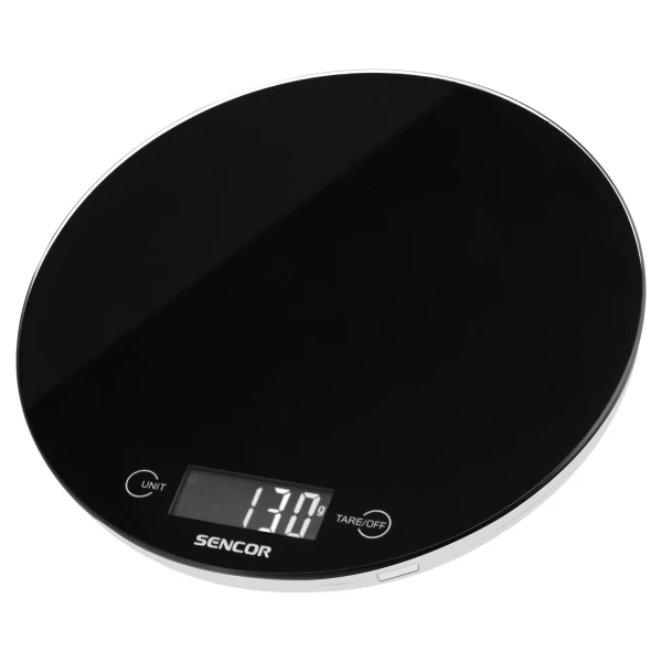 Sencor SKS 5330 crna kuhinjska vaga, 5 kg, preciznost 1 g