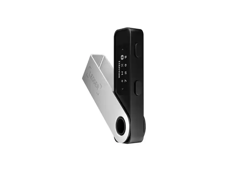 Ledger Nano S Plus Black hardverski kripto novčanik, ekran i fizički tasteri