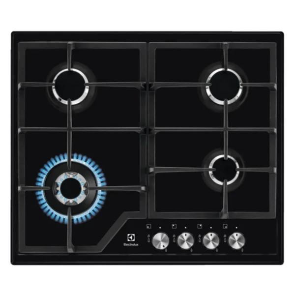 Electrolux EGS6436K ugradna gasna ploča 60 cm, 4 gorionika, crna