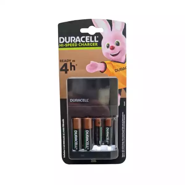Duracell CEF14 punjač za NiMH baterije, 2×AA + 2×AAA, LED