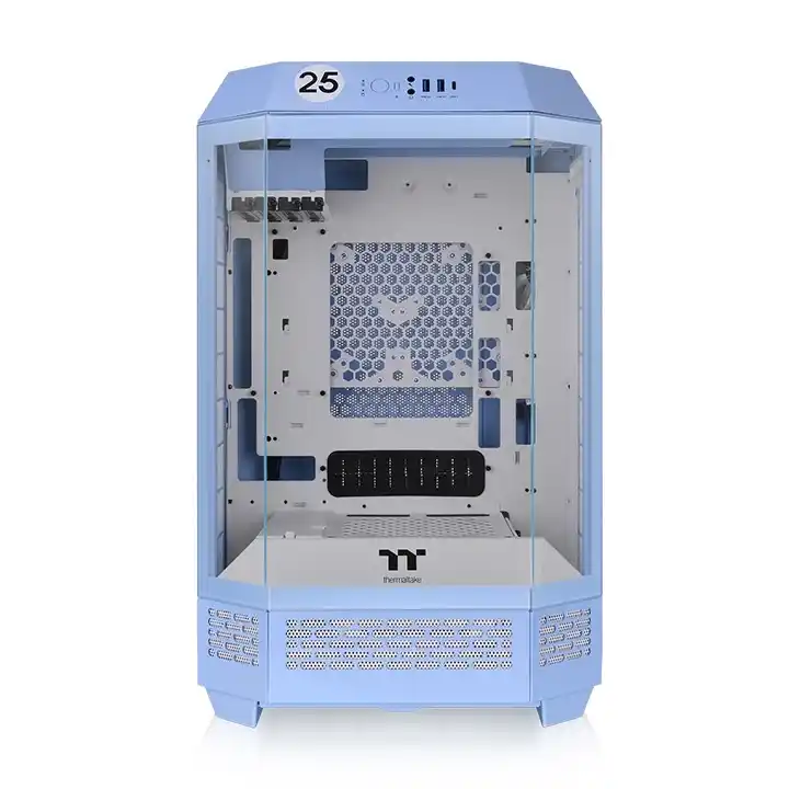 Thermaltake The Tower 300 Hydrangea Blue Micro Tower kućište, kaljeno staklo, plavo