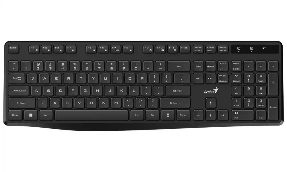 Genius KB-7200 bežična tastatura US 2,4 GHz, crna