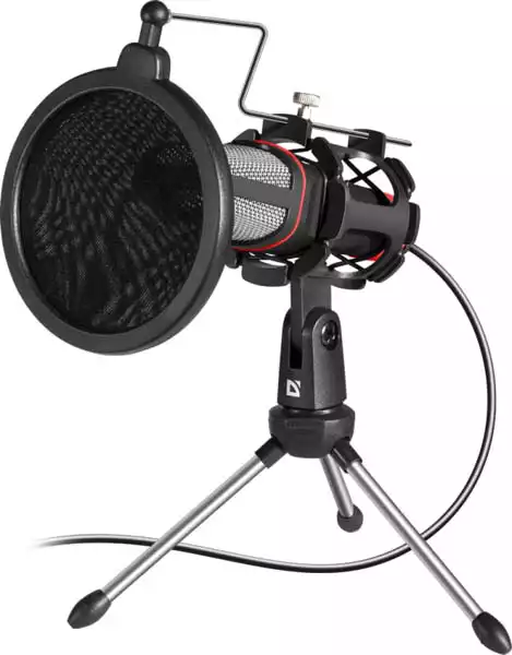 Defender Forte GMC 300 stream mikrofon 3,5 mm, stalak i pop-filter