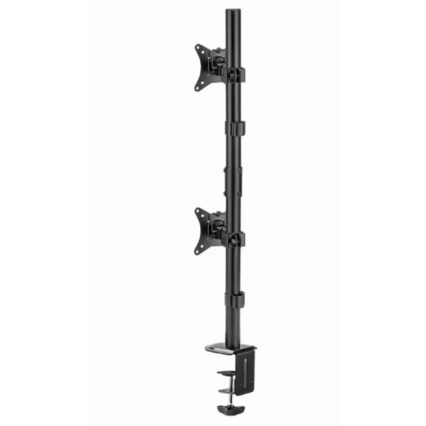 Gembird MA-D2-02 vertikalni stoni nosač za dva monitora, 17–32", 2×9 kg