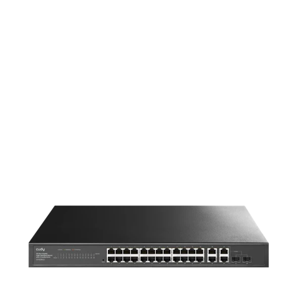 Cudy GS1028ES2 26-portni Gigabit light-managed svič sa 2 combo porta
