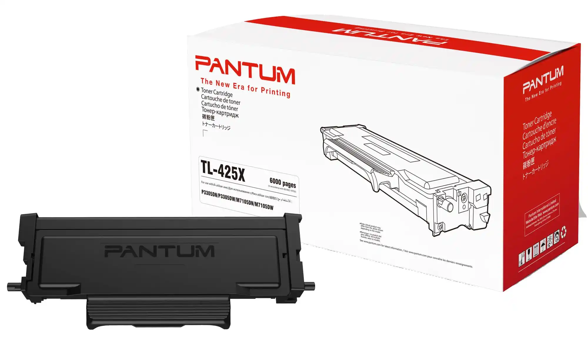 Pantum TL-425X originalni toner, 6000 stranica, za M7105DN/P3305DW