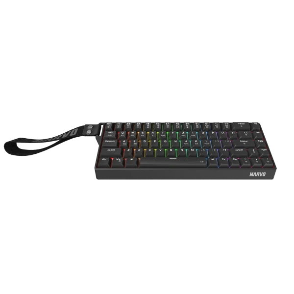 Marvo Saber KG965W 65% mehanička tastatura, tri-mode, RGB, bela