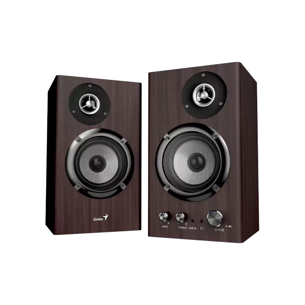 Genius SP-HF1812BT Bluetooth 2.0 zvučnici, Dark Wood