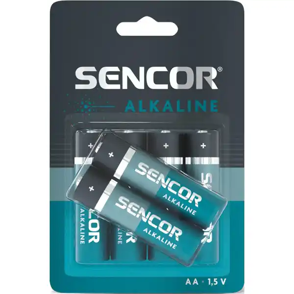 Sencor LR06 AA alkalne baterije, 6 komada