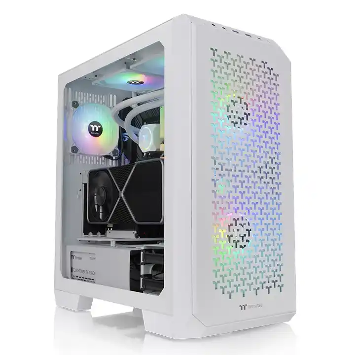 Thermaltake View 300 MX Snow Midi Tower kućište, RGB ventilatori, bez napajanja