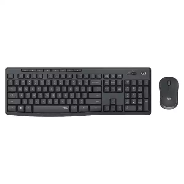 Logitech MK295 YU bežični komplet tastature i miša, nano USB, crni