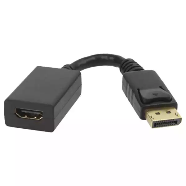 Linkom DisplayPort muški na HDMI ženski adapter-konvertor, crni