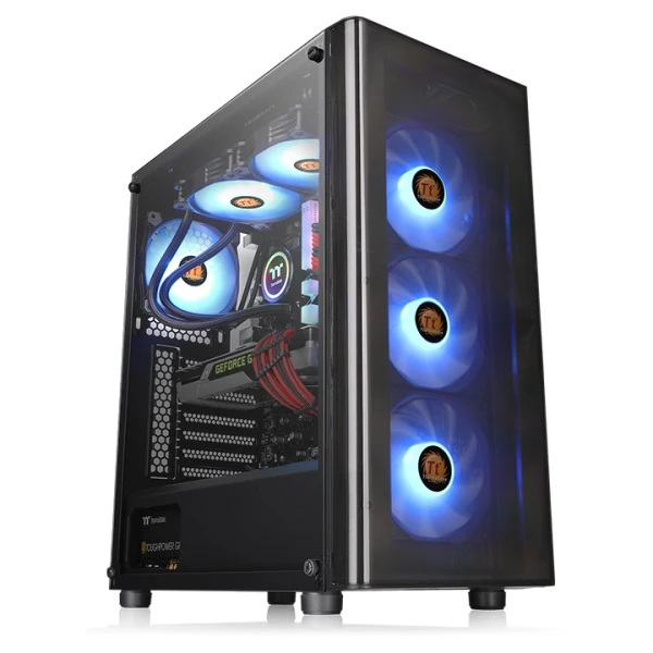 Thermaltake V200 TG Midi Tower kućište, kaljeno staklo, prednji RGB