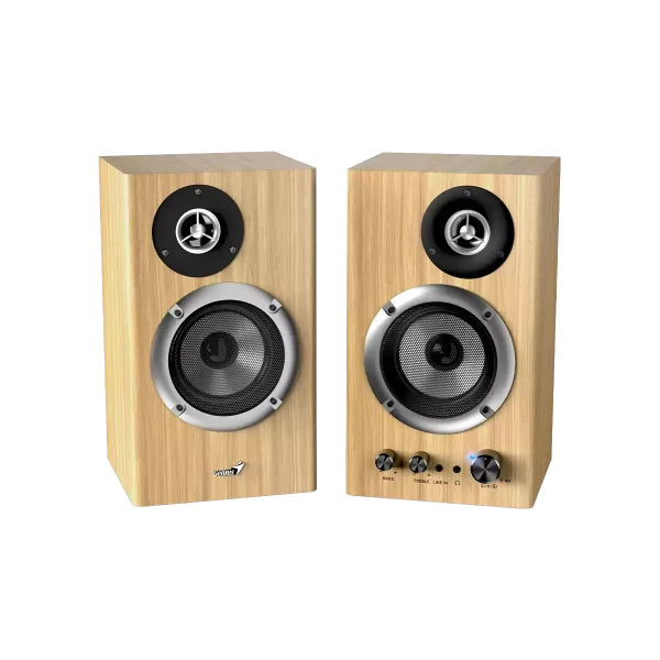 Genius SP-HF1812BT 2.0 Bluetooth zvučnici 50 W, boja drveta