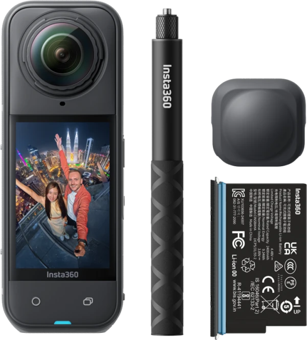 Insta360 X5 Starter Bundle 8K 360° akciona kamera
