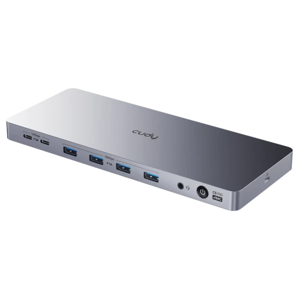 Cudy CS700 docking station 13-u-1 USB-C, 10 Gbps, Dual 4K