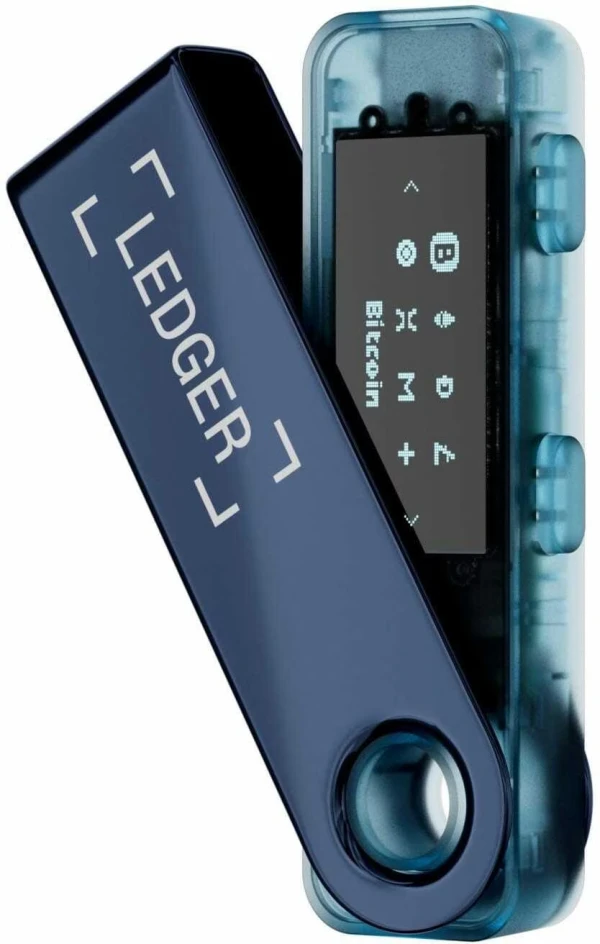 Ledger Nano S Plus hardverski kripto novčanik, Neptune Blue
