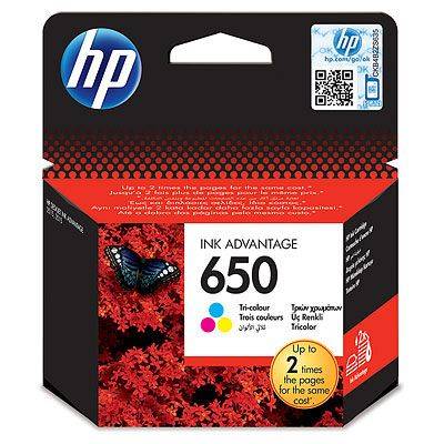 HP 650 CZ102AE originalni kolor kertridž